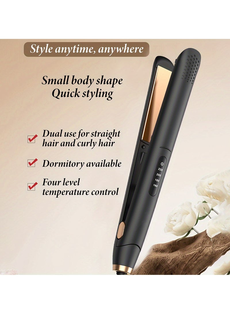 2-in-1 Hair Straightener and Curler Dual Voltage Styling Tool for Professional Salon Straightening/Curling/Waving - Image 3